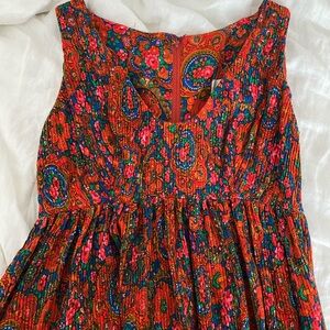 Vintage Union Made Saks Fifth Avenue Small Floral Maxi Dress